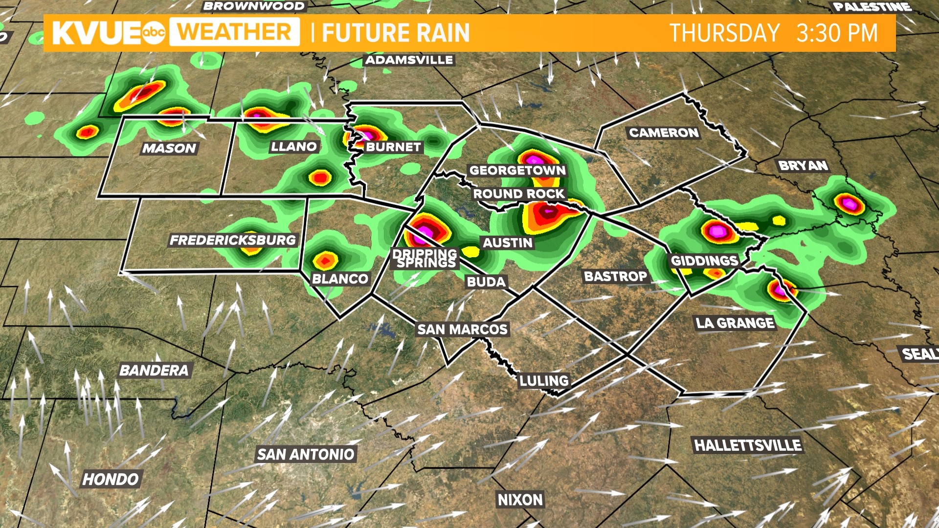 Widespread storms for Central Texas Thursday afternoon | kvue.com