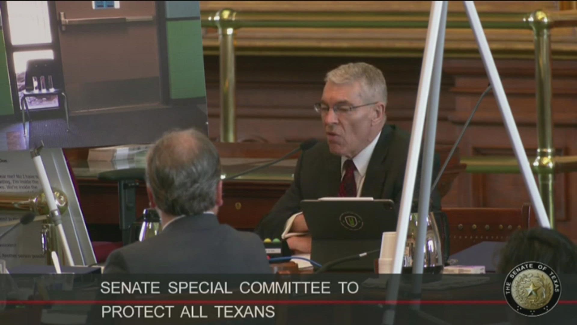 The head of the Texas Department of Public Safety testified before the Special Committee to Protect All Texans.