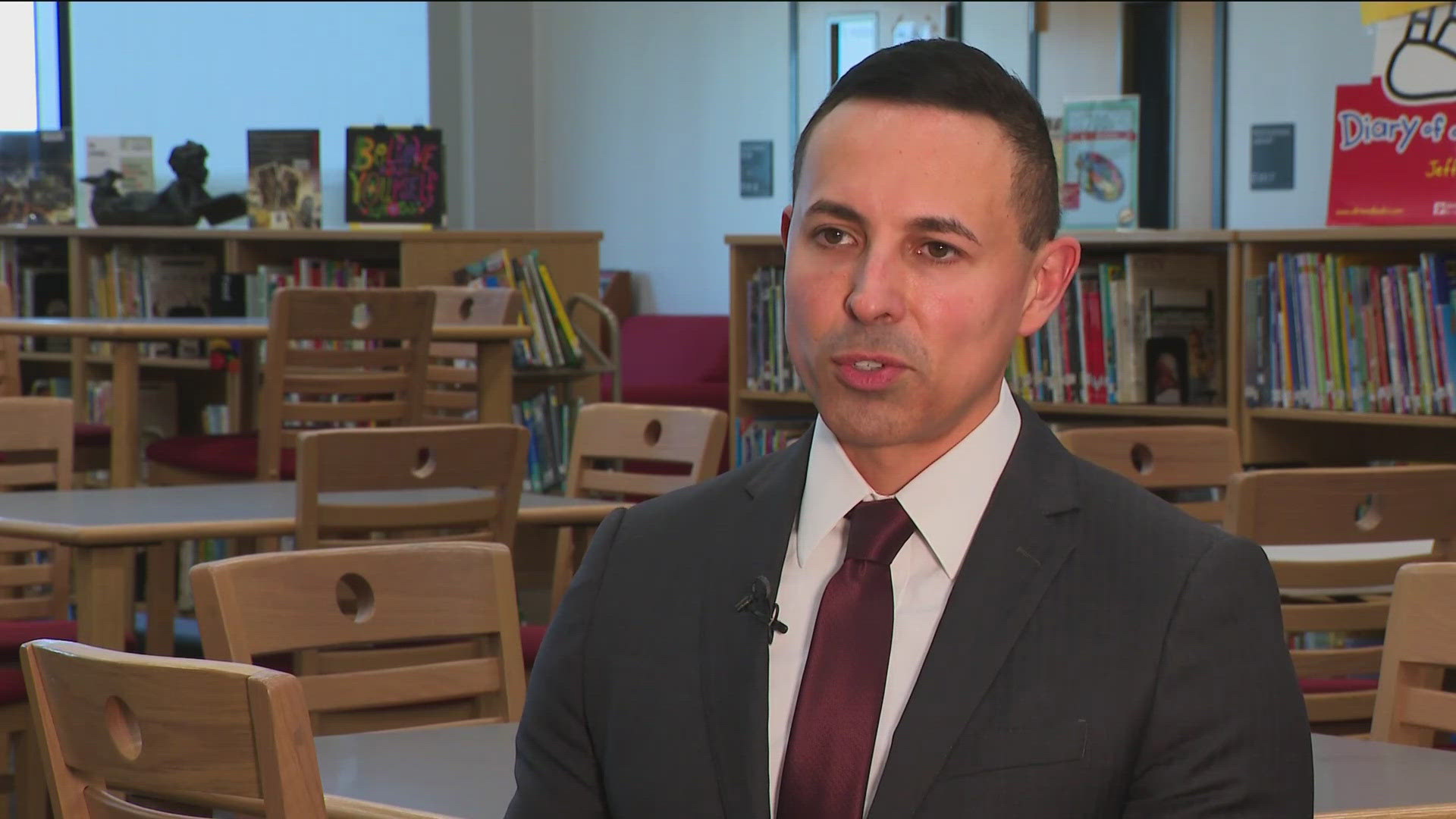 Dr. Matthew Gutierrez is Del Valle ISD's first Latino superintendent. KVUE sat down with him to talk about the new role.