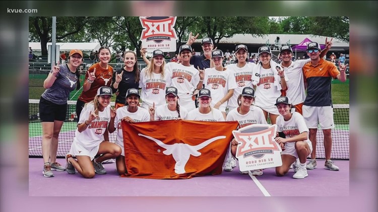 Texas women's tennis wins Big 12 title