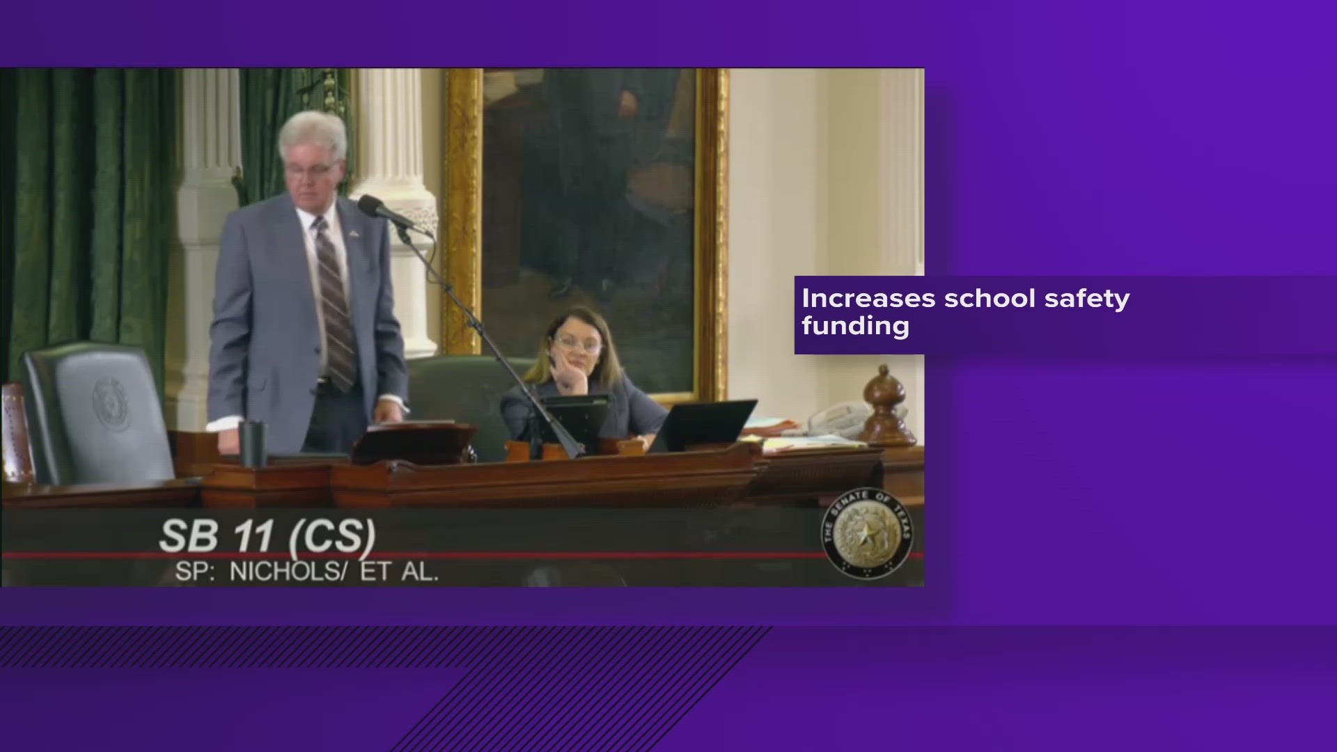 In response to last May's tragic shooting in Uvalde, the Texas Senate unanimously passed a bill aimed at increasing school safety.