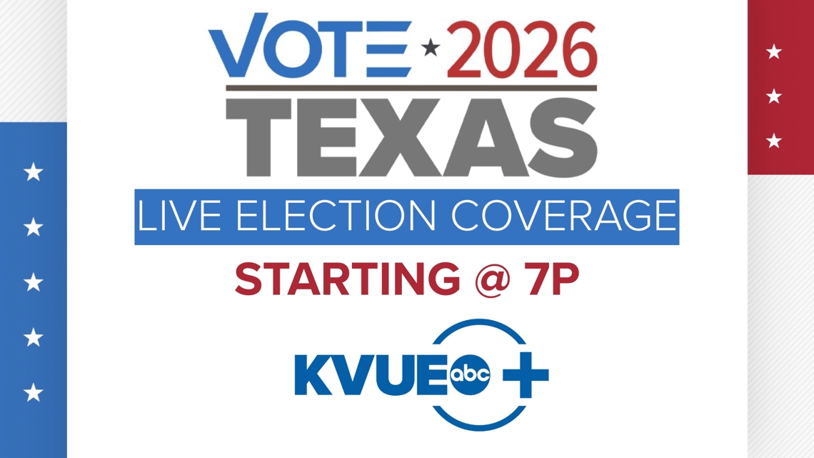 Watch March 3 primary election coverage live on KVUE+