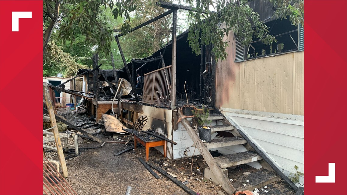 1 child killed, 3 other family members injured in North Austin mobile home fire