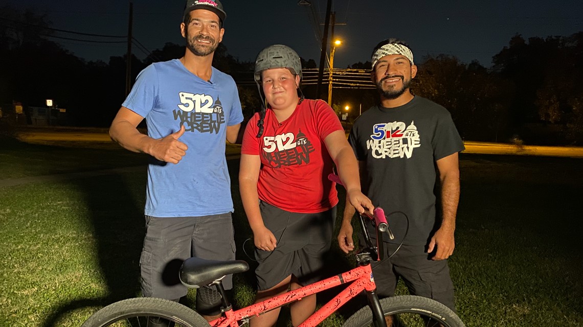 Austin's Wheelie Crew replaces 11yearold member's stolen bike with