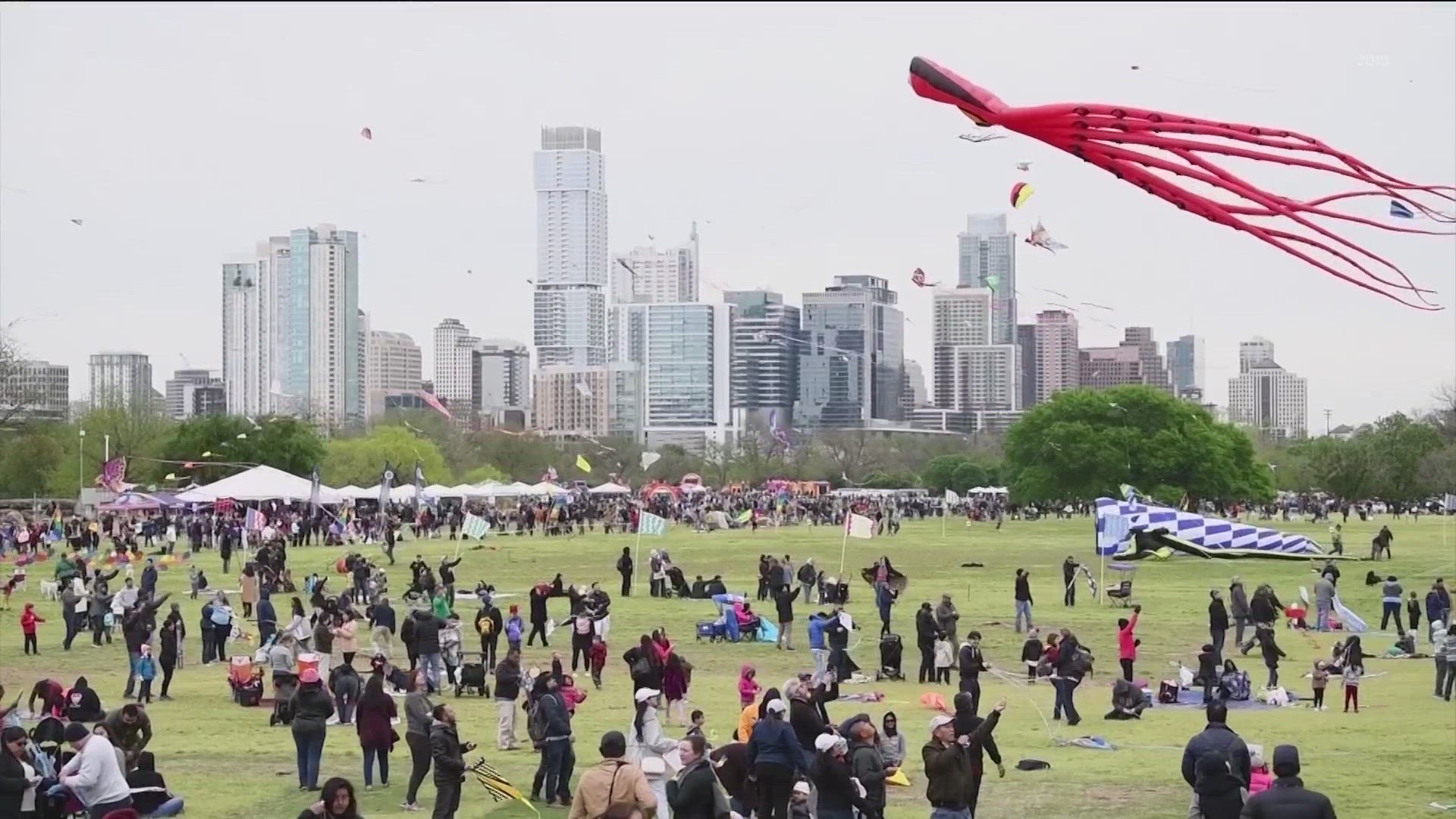 Austin's 95th Annual ABC Kite Festival returns Saturday at Zilker Park.