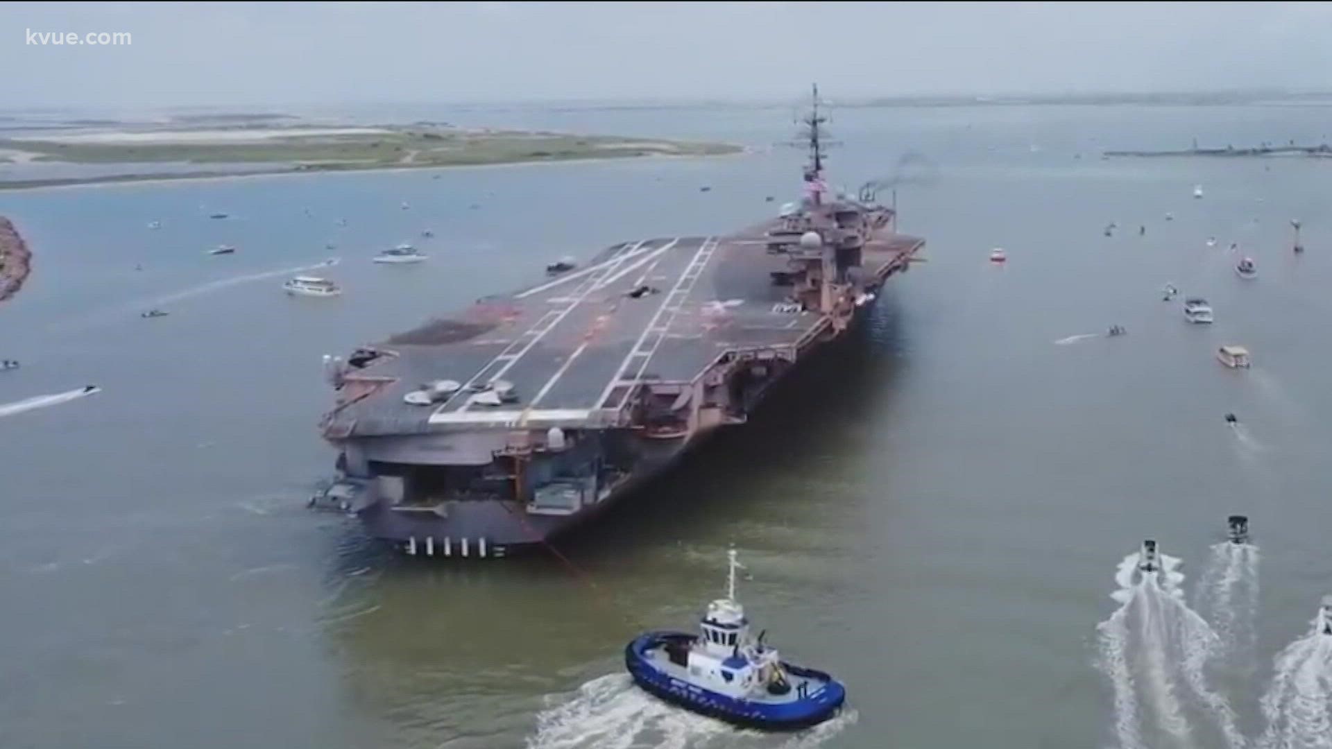 The historic U.S. carrier will now have its metal sold off for scrap by a company in Texas.