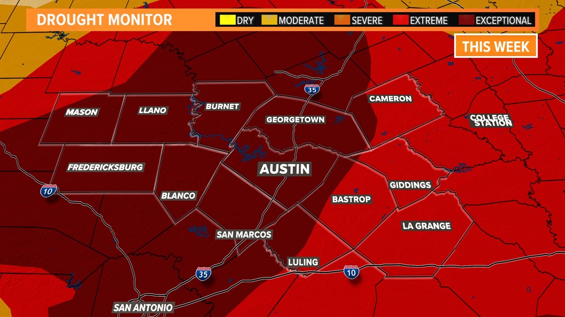 Central Texas drought update: Not much change this week - Vimarsana News