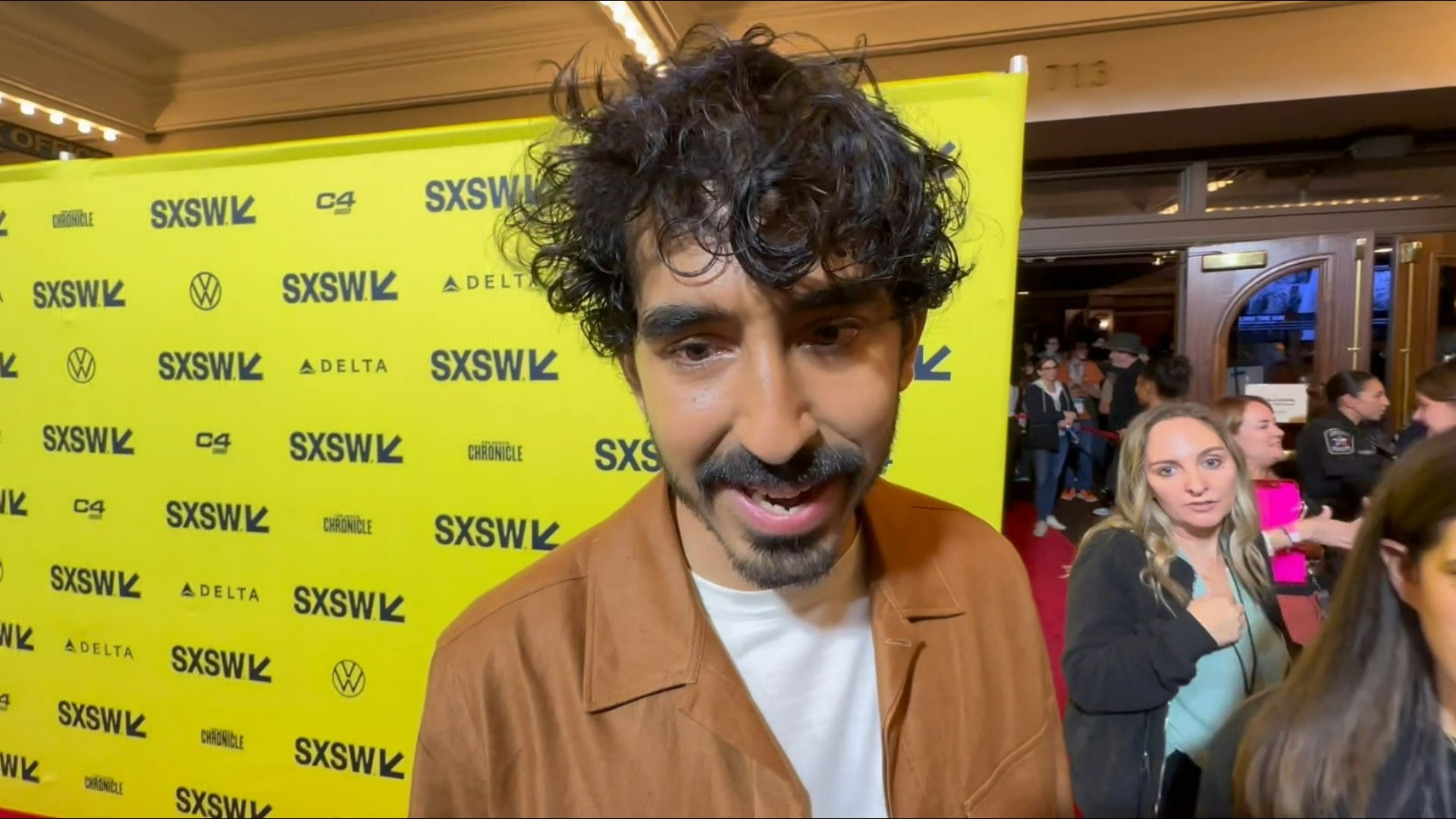 Actor Dev Patel spoke with KVUE's Daranesha Herron about his directorial debut, "Monkey Man," which had its world premiere at SXSW on March 11.