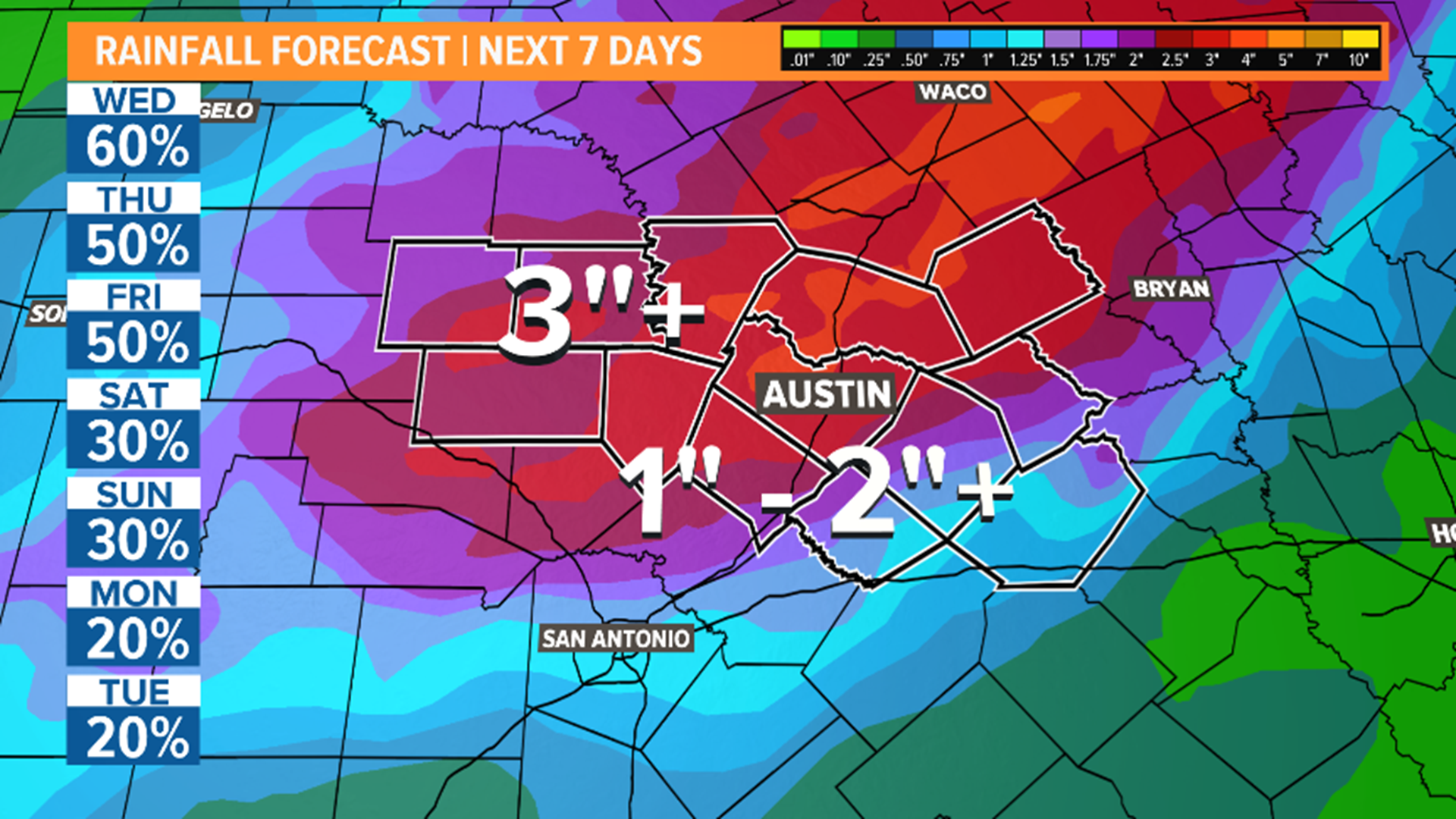 Austin weather: Rain chances in forecast | kvue.com