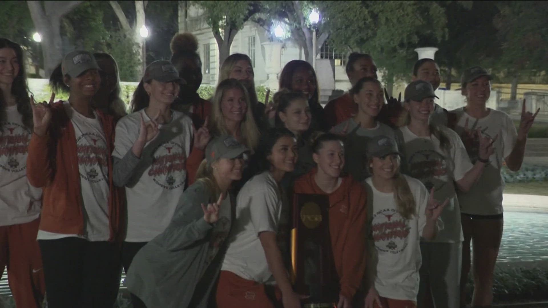 For the second straight year, Texas women's volleyball are national champions. They dominated top-seeded Nebraska for their fifth title in program history.