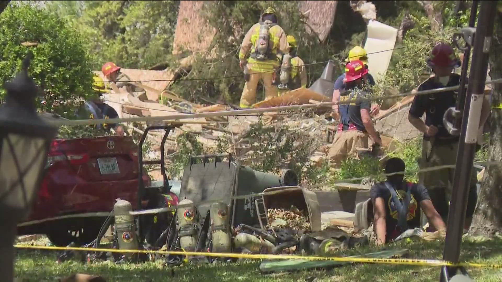 Six people are injured and at least 24 homes are damaged in a home explosion in northwest Austin that was heard as far north as Georgetown. 