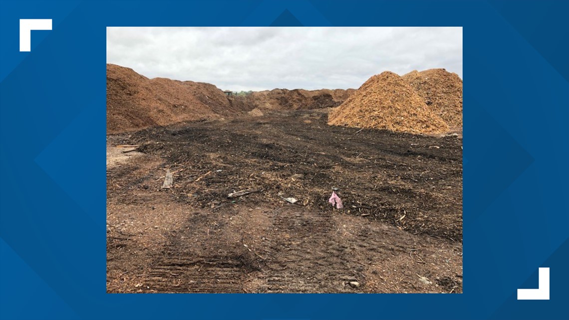 Crews battle large mulch fire in that started Thursday