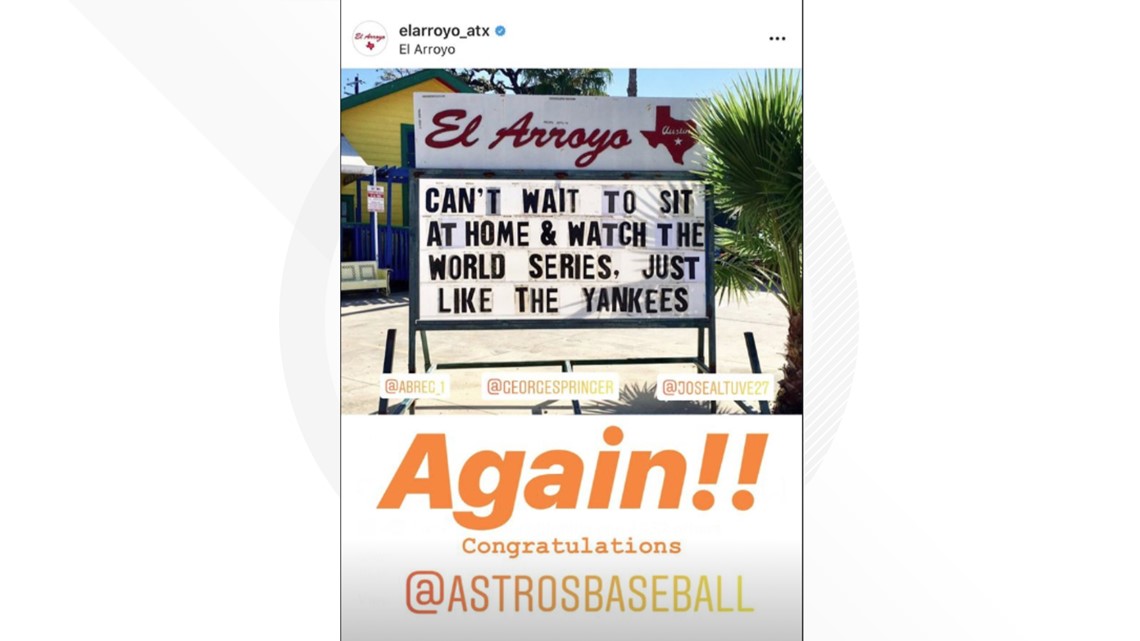 Astros Yankees ALCS: Houston's Taste of Texas restaurant using New York  logos on urinal cake covers - ABC13 Houston