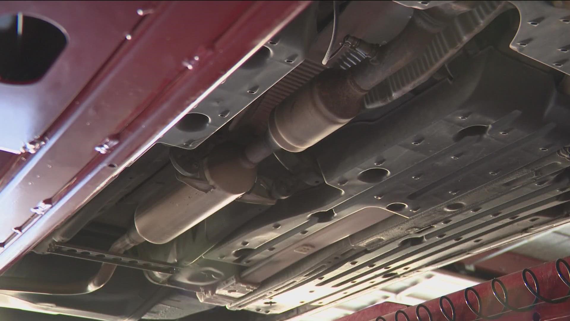 Thieves who steal the car part are looking for the precious metals inside of it that can be sold for a lot of money.