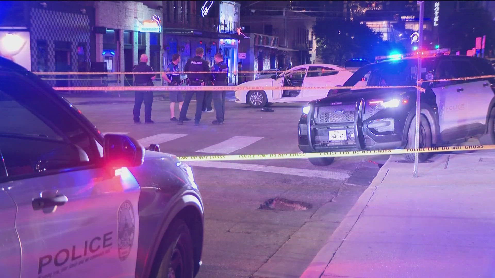 One person was injured in a road rage shooting near Red River and Seventh streets early Monday morning. It's an area that's seen its share of violence.