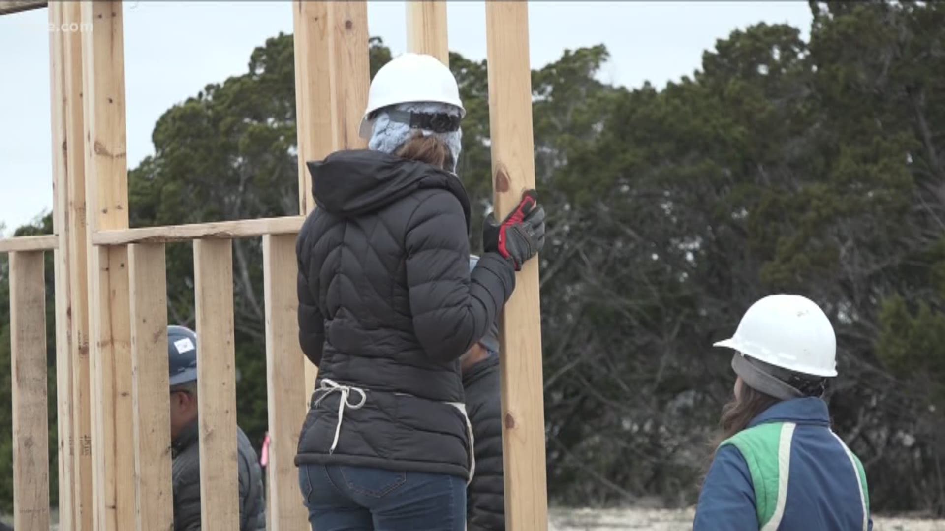 A few companies are working to become part of the solution by building homes and partnering with Habitat for Humanity.