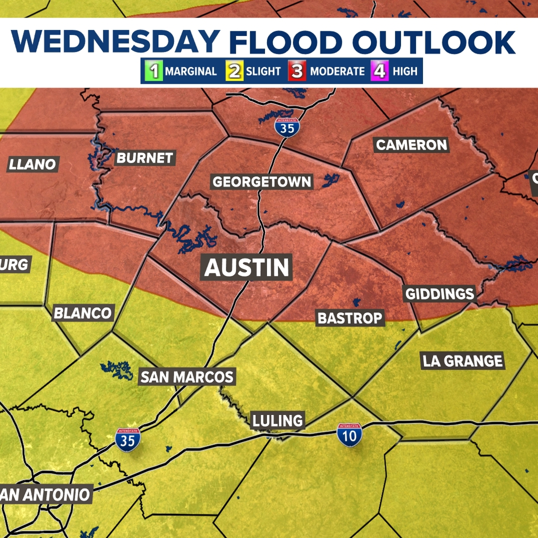 Flood safety tips as Central Texas faces excessive rainfall risk | kvue.com