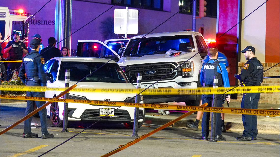 1 charged after multiple people hit at Raising Cane’s in Central Austin ...