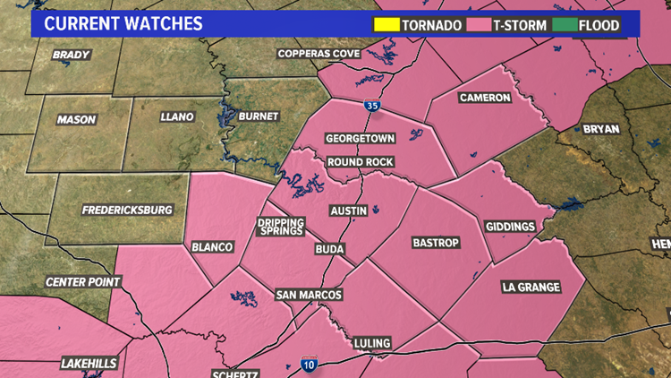 Storms could bring large hail, damaging winds to Central Texas | kvue.com