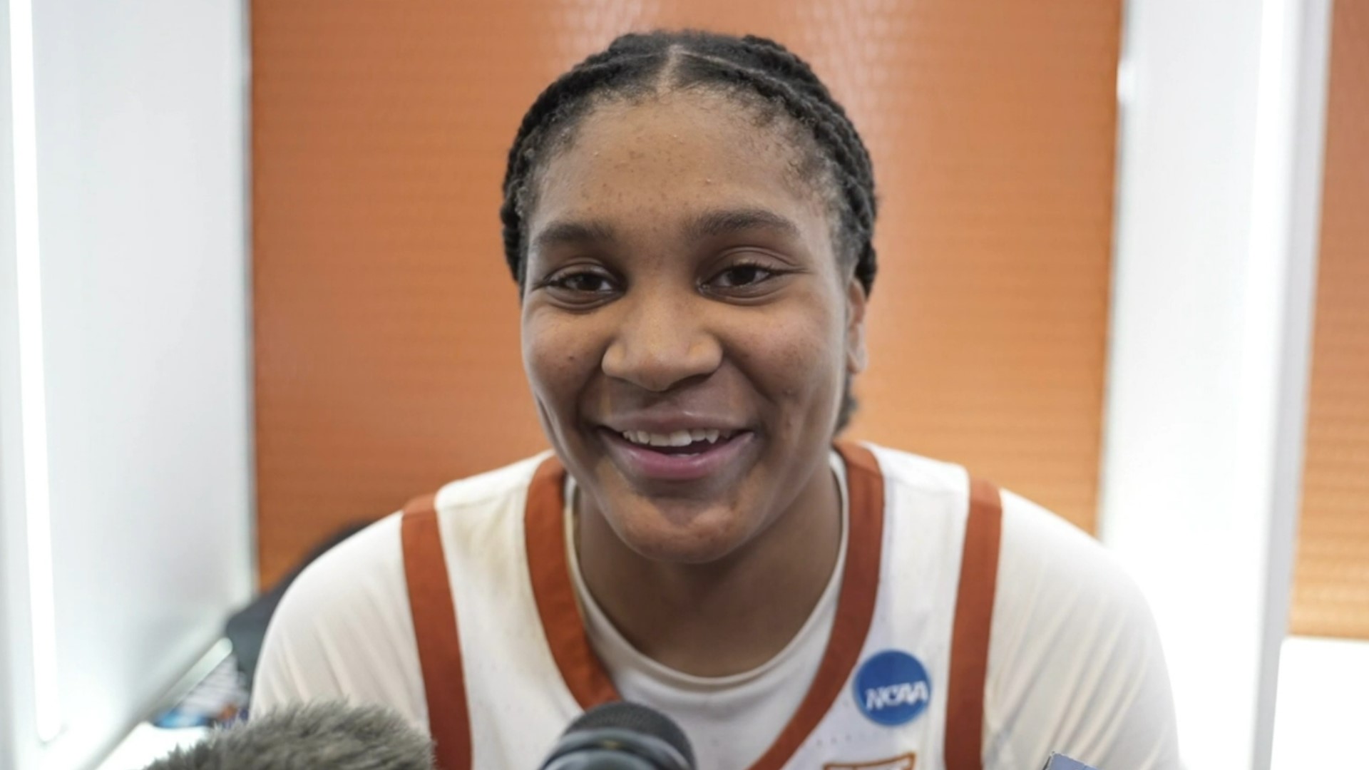 Texas Women's Basketball players spoke to the media after their win over Alabama on March 24. The Longhorns now advance to the Sweet 16 of the NCAA Tournament.
