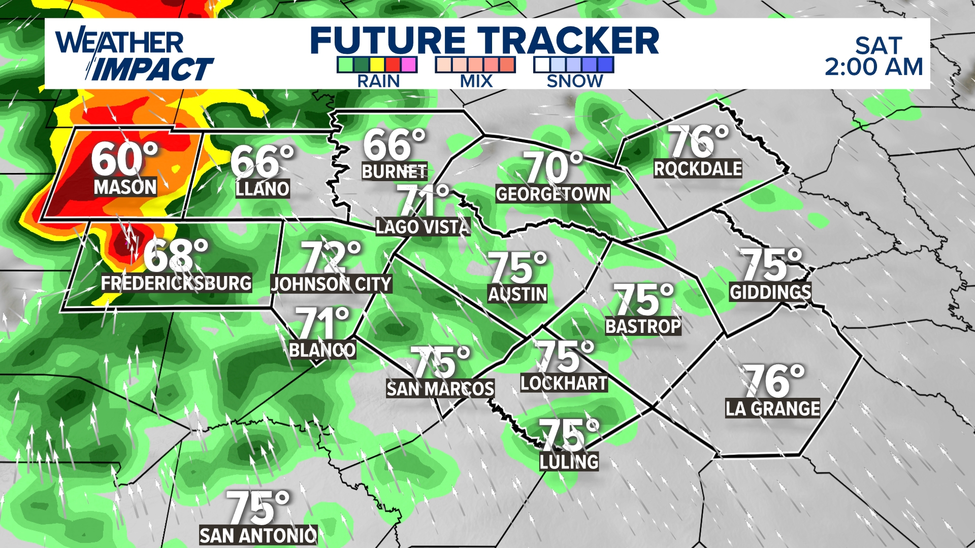 Austin-area weather: Rain chances increase for Central Texas later in ...