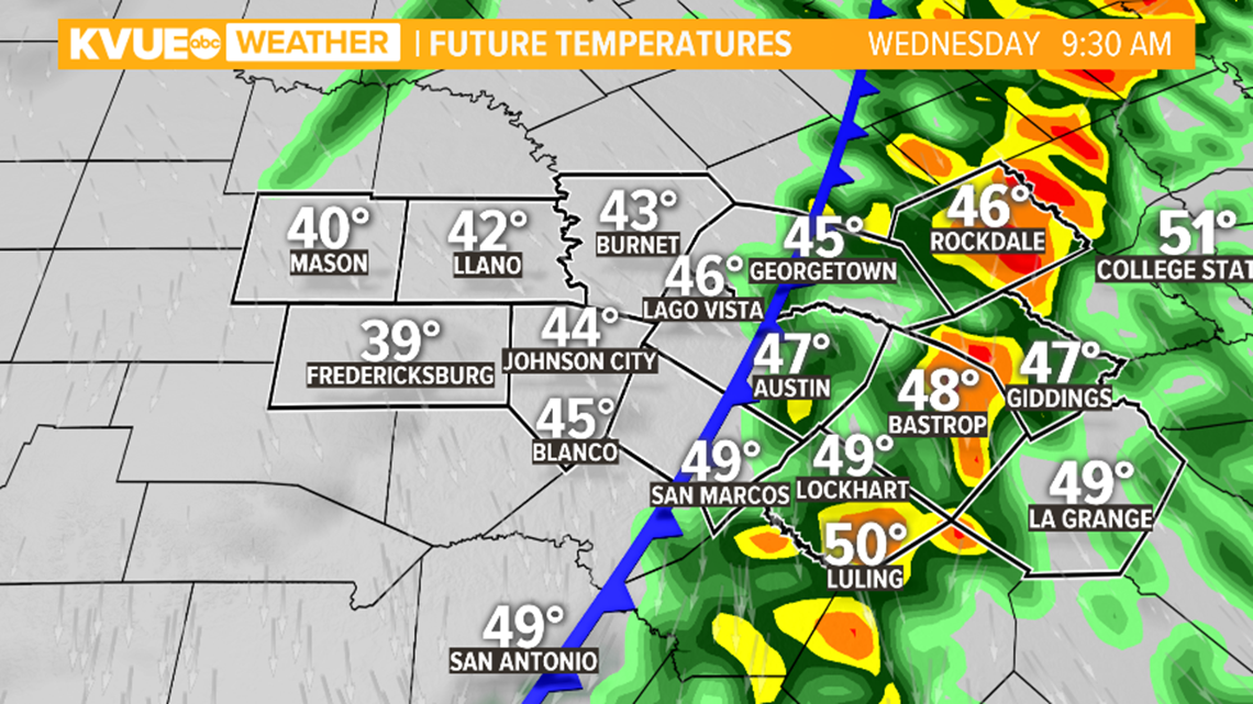 Austin weather Several days of rain coming to Central Texas