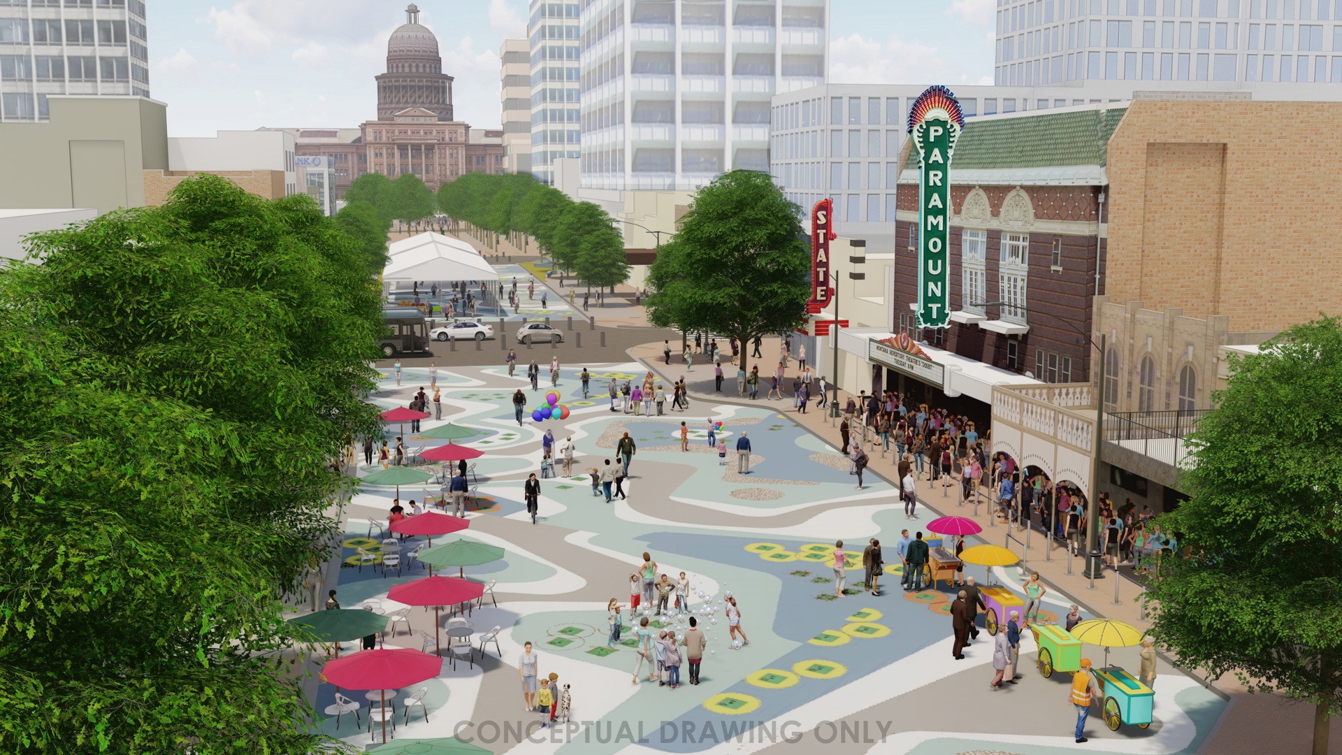 The city of Austin wants residents' input about proposed improvements for the area between Cesar Chavez and 11th streets.