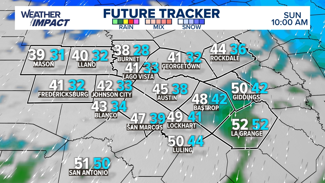 Weekend roller coaster: Warm Saturday to winter blast Sunday