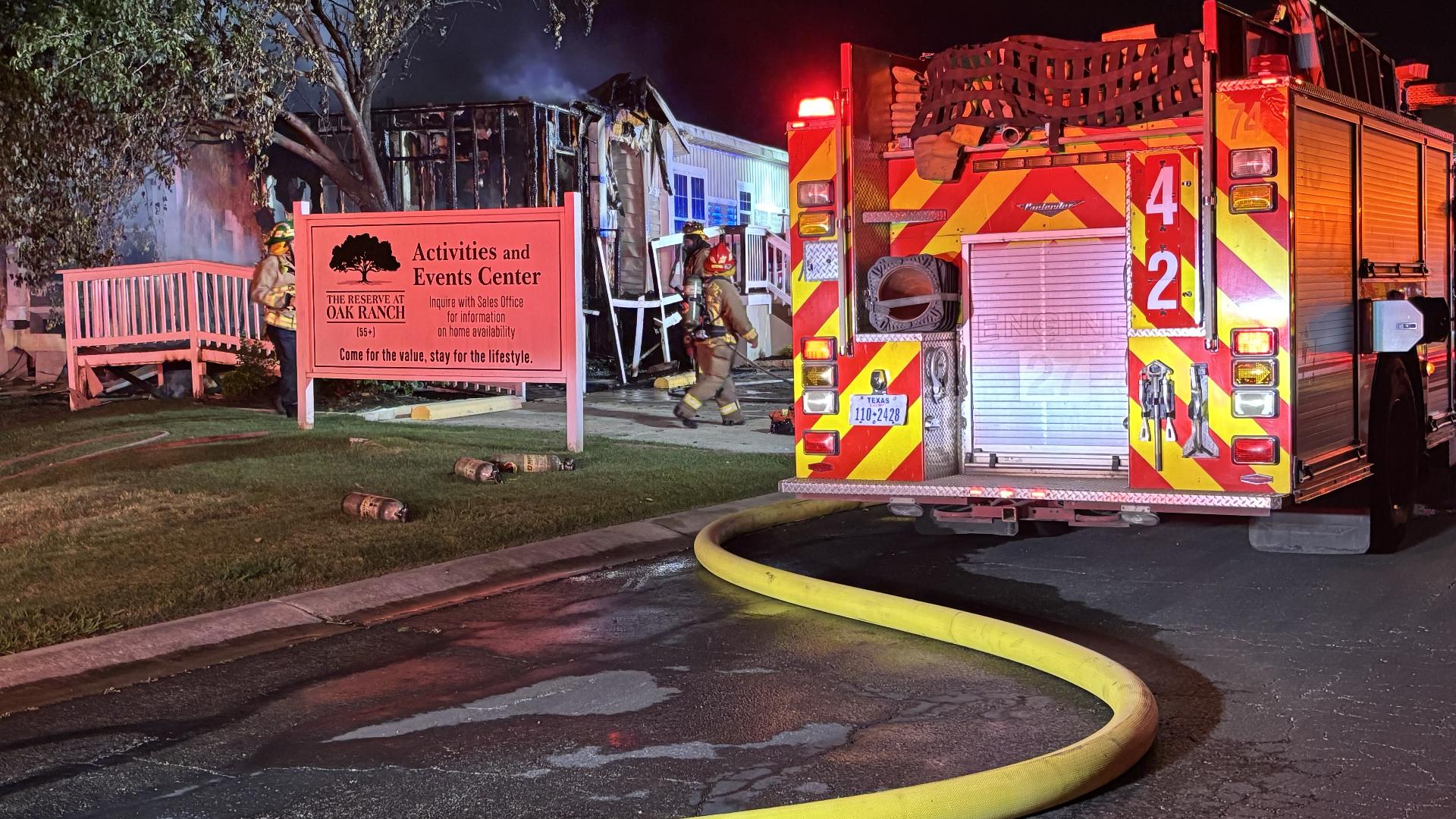 Crews respond to fire at mobile home park in Del Valle | kvue.com