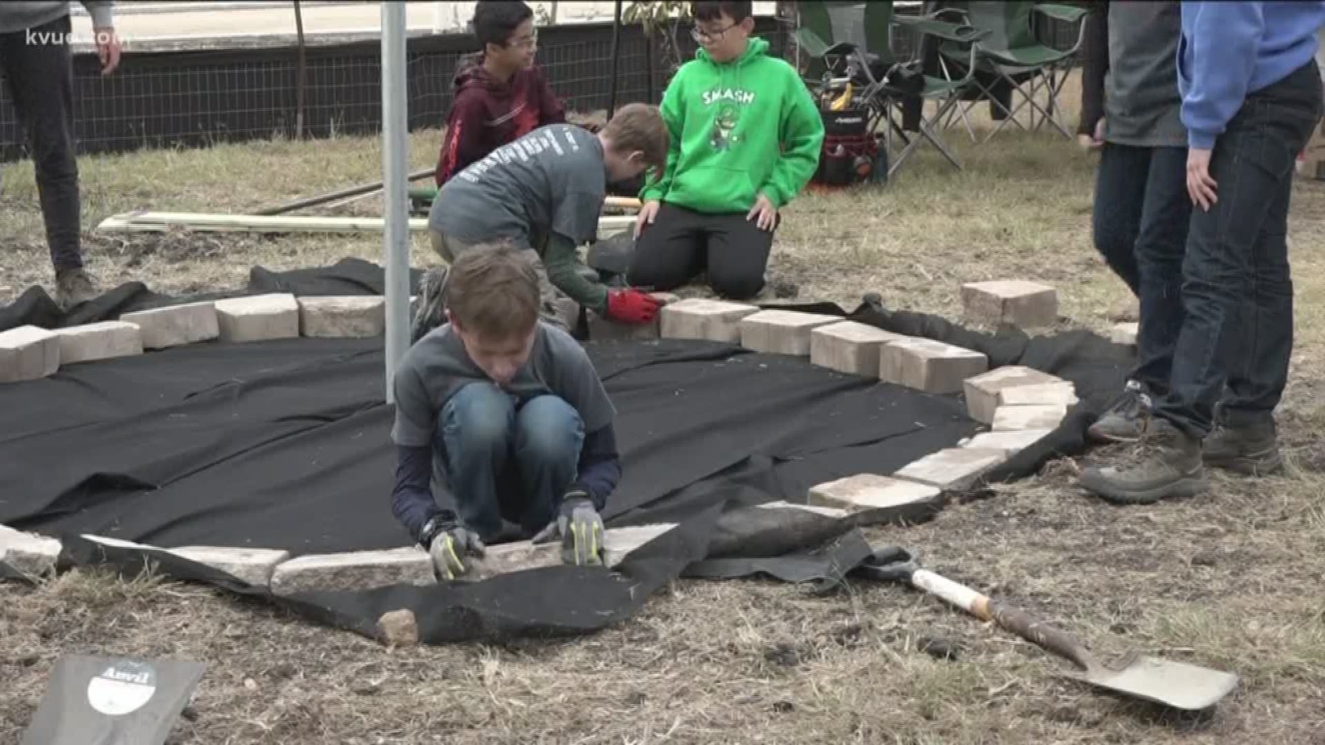 Kalyn Norwood shows us how a group of Boy Scouts used their skills to make a difference.