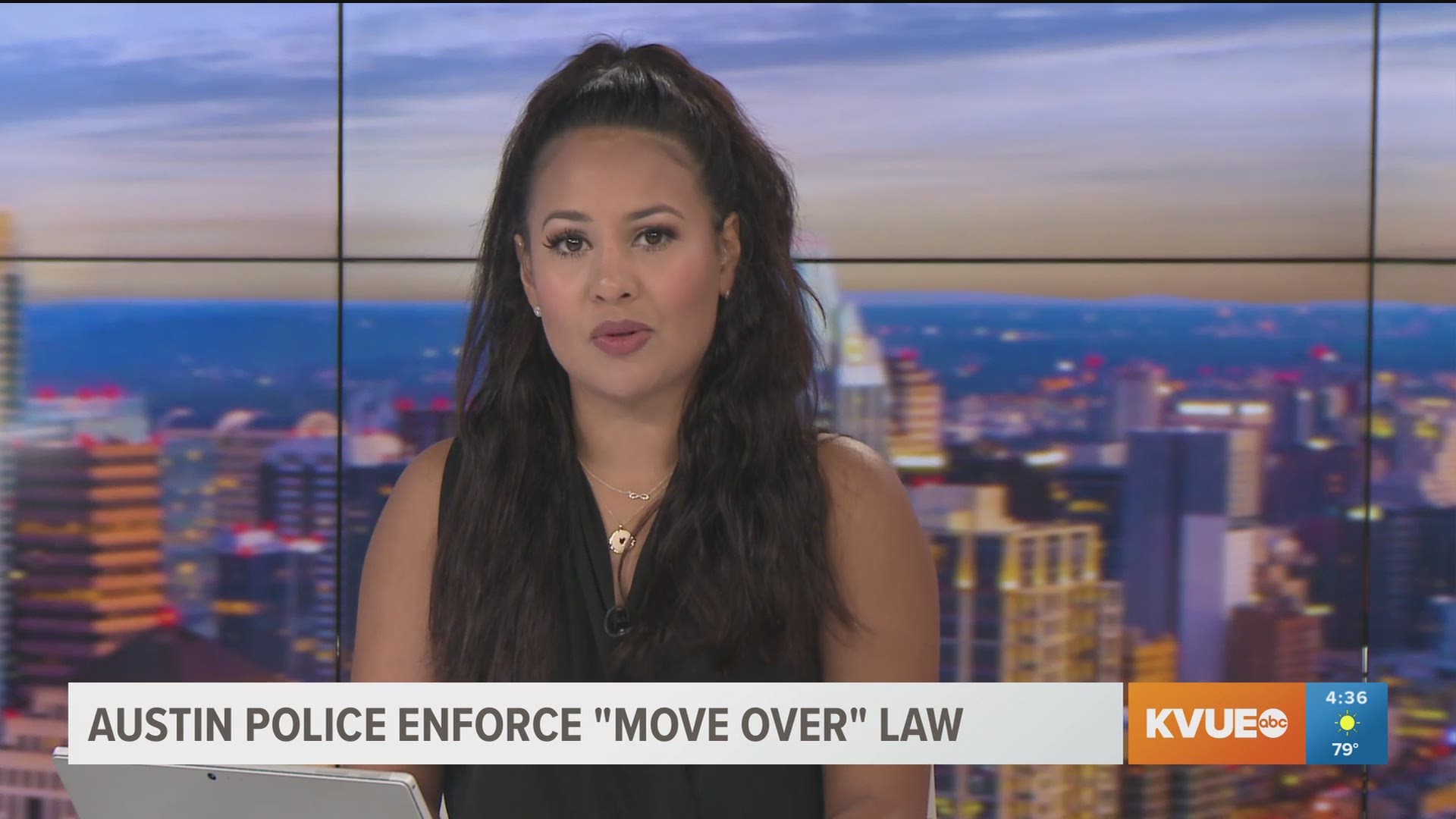 Statistics on police enforcing the "move over " law.