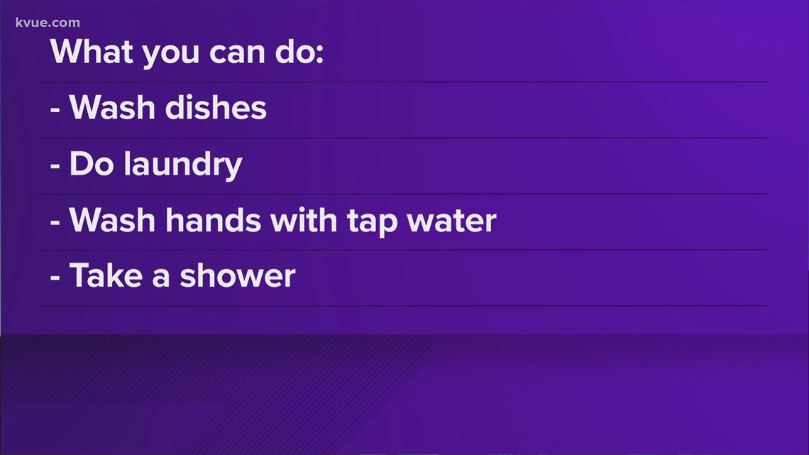 Boil water notice Dos and don'ts