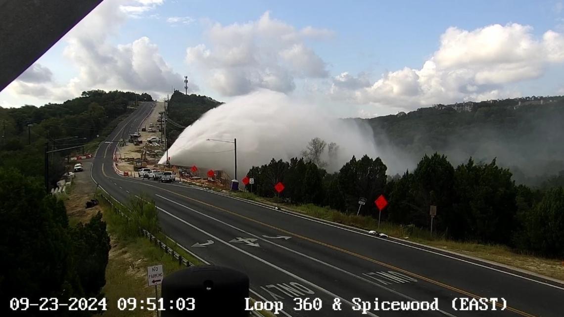 Water main break forces road closures in Austin, Texas | kvue.com