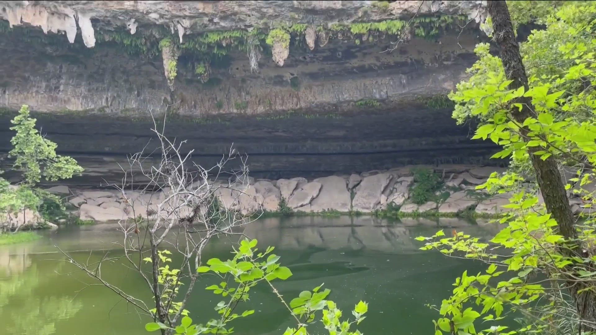 Travis County Parks said the earliest that swimming might be allowed at Hamilton Pool Preserve is Friday, June 16. The preserve remains open for hiking.