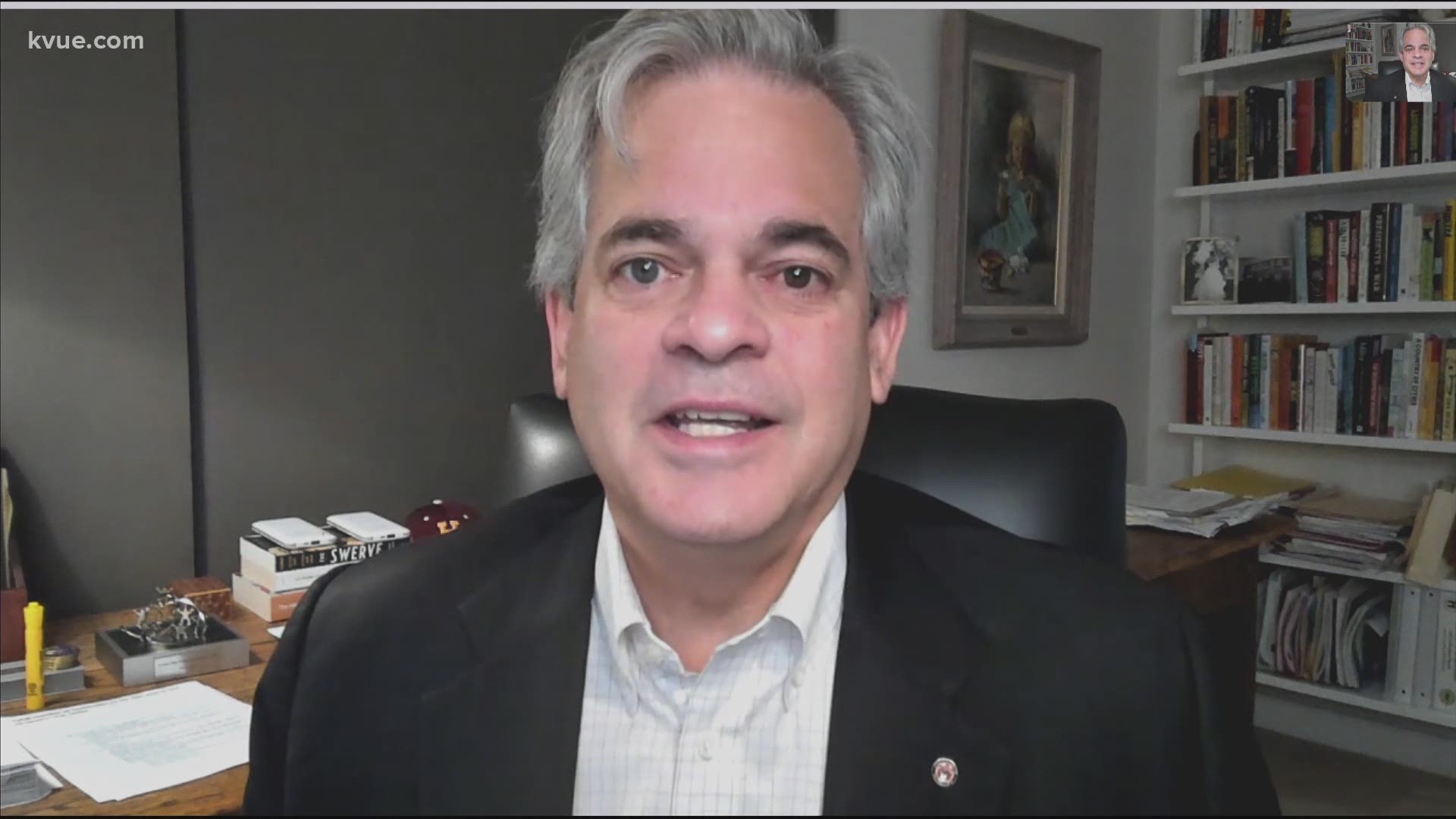 Mayor Adler talked about Gov. Abbott’s pledge against defunding police and COVID-19.