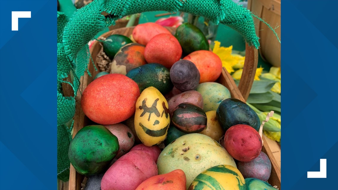 Painting Easter potatoes instead of dying expensive eggs - Vimarsana News
