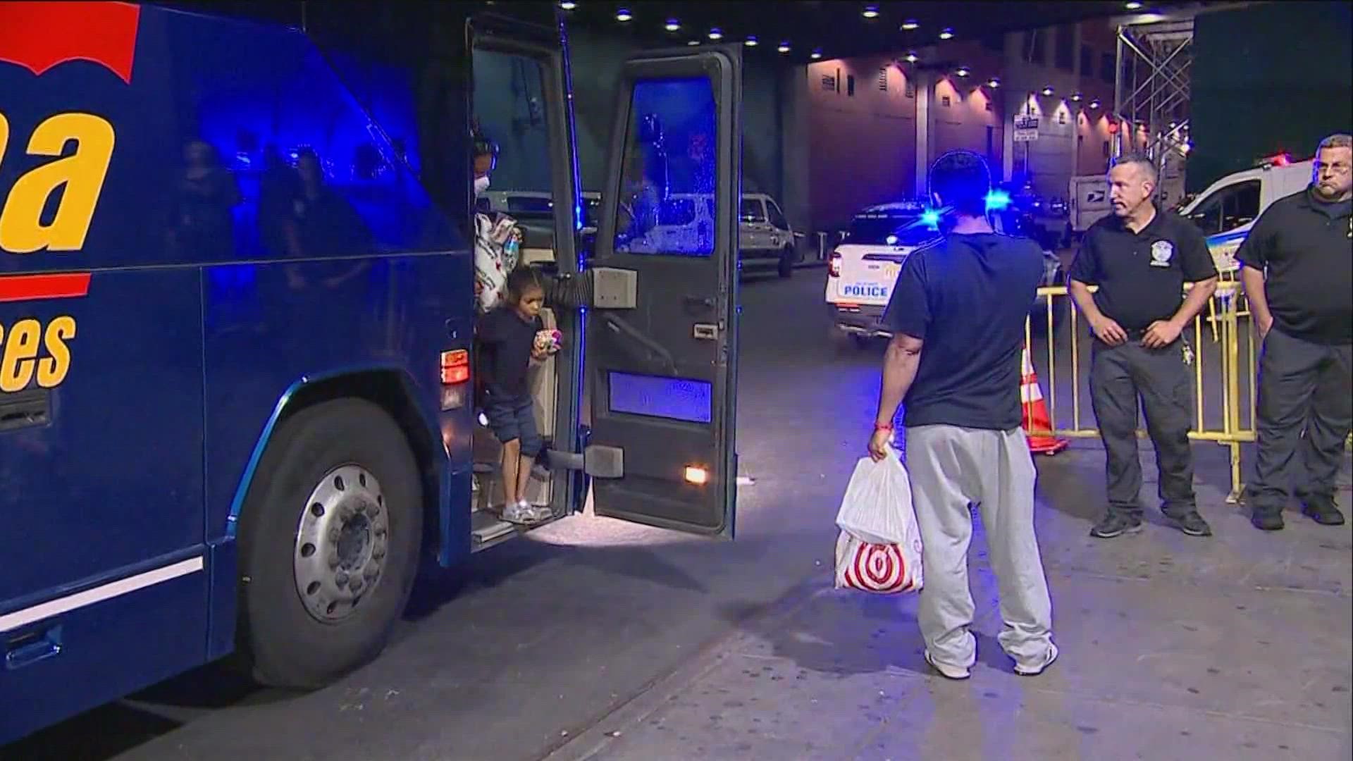 Gov. Greg Abbott announced Tuesday that a group of migrants was bused to Philadelphia. They are set to arrive at a transit station on Wednesday.