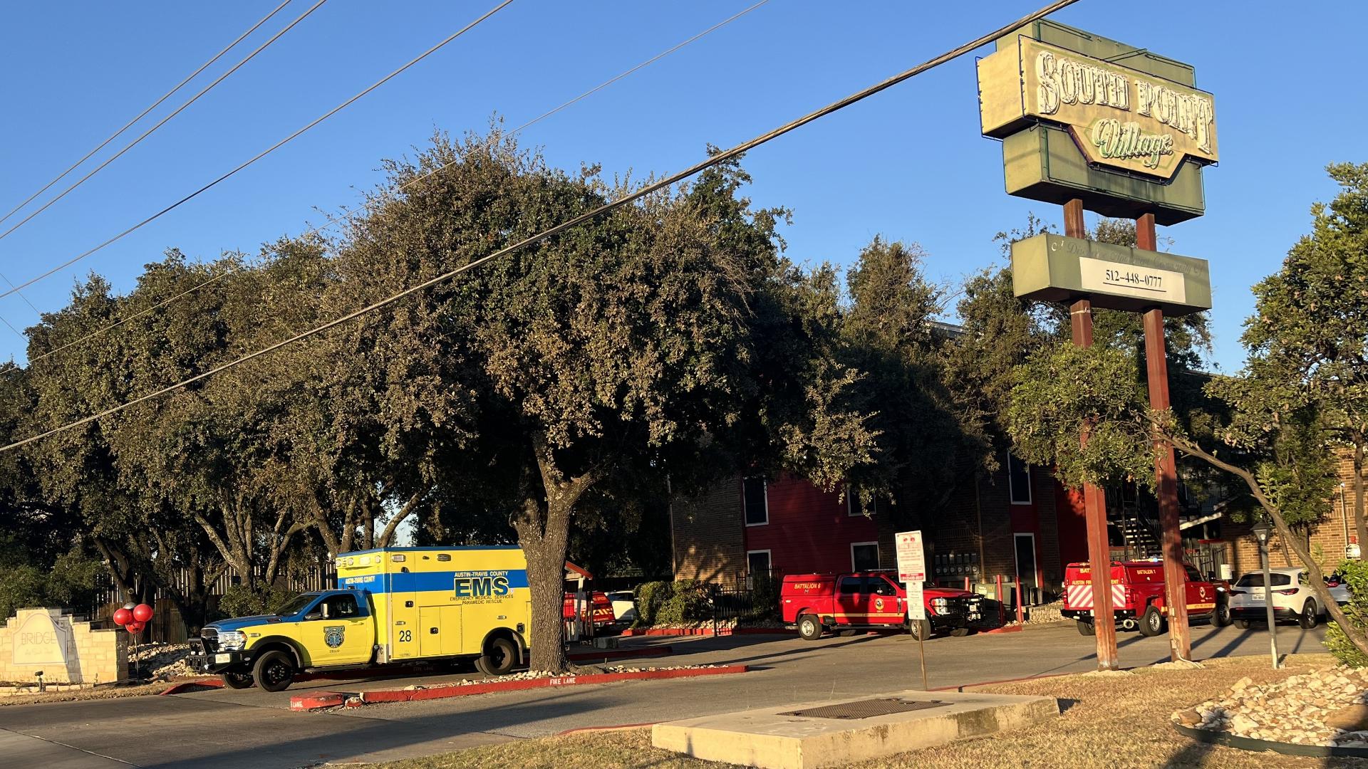 Fifteen people can't go home after a fire in South Austin.