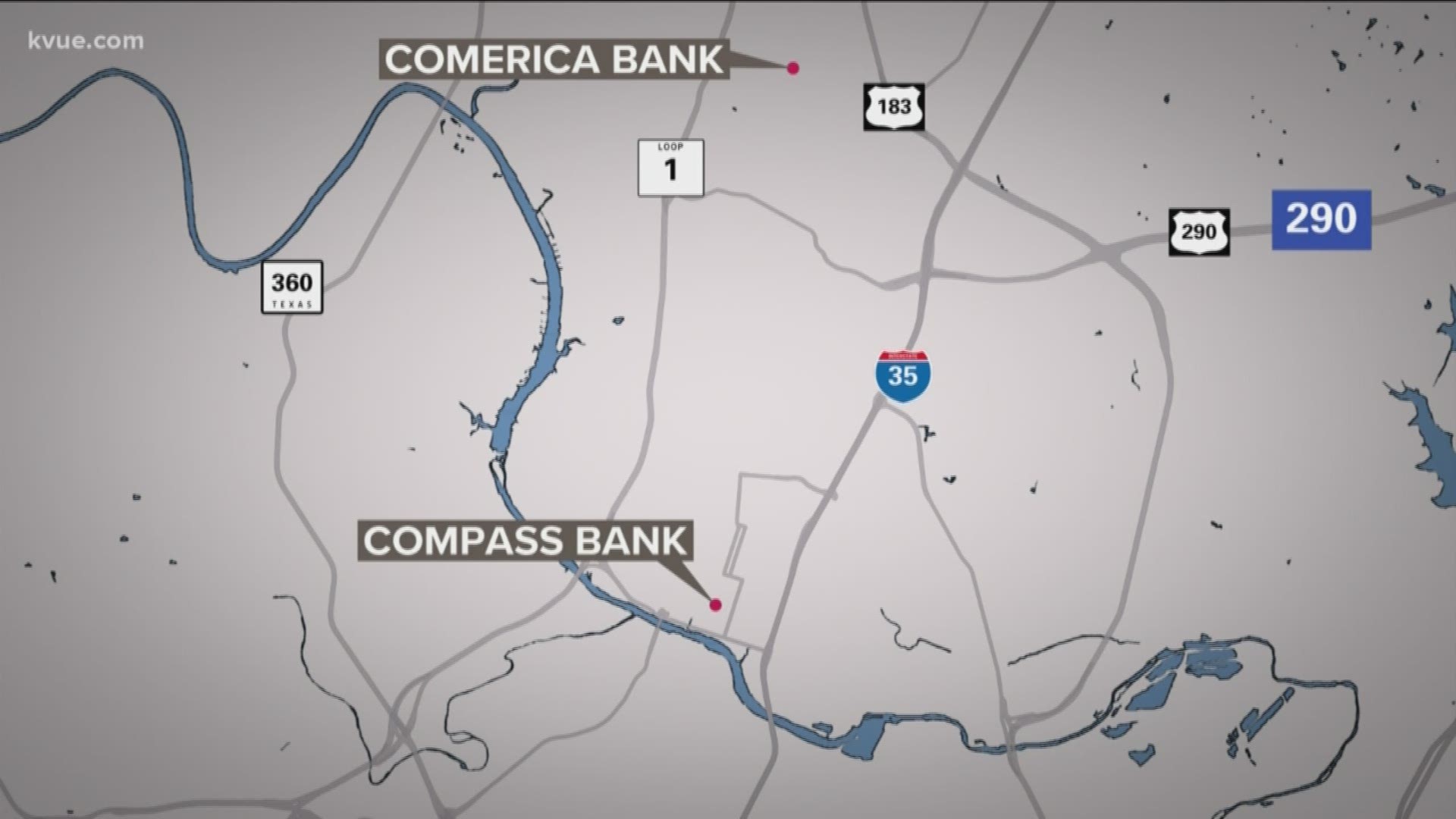 Two bank robberies in one day in Austin – and zero arrests yet in either.