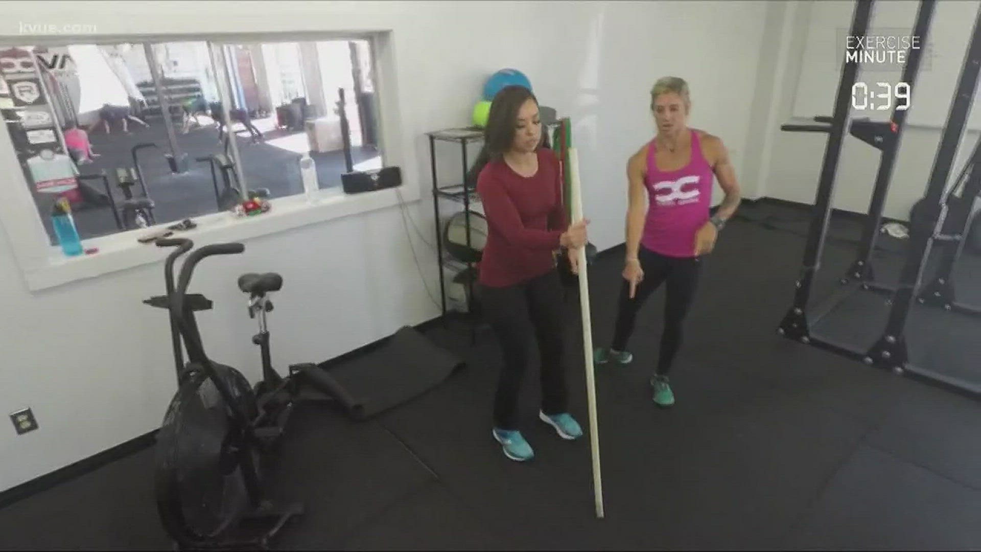 Crossfit Central personal trainer Carey Kepler explains the steps of three stretches you can do almost anywhere.