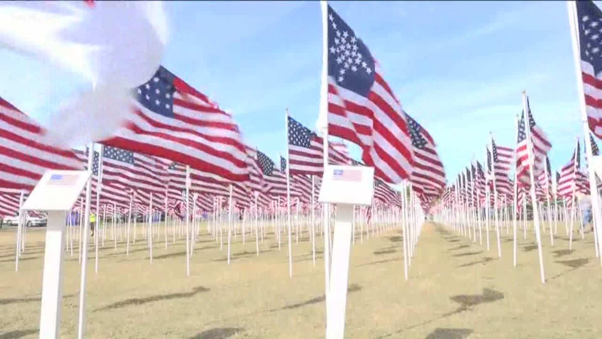 The "Field of Honor" is located at San Gabriel Park in Georgetown.