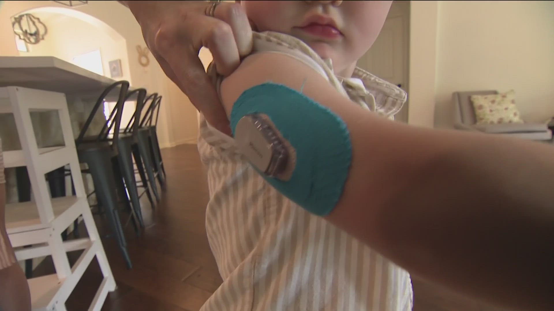 A Central Texas family is raising awareness about diabetes in children after their toddler was diagnosed. KVUE talked to them about their journey so far.