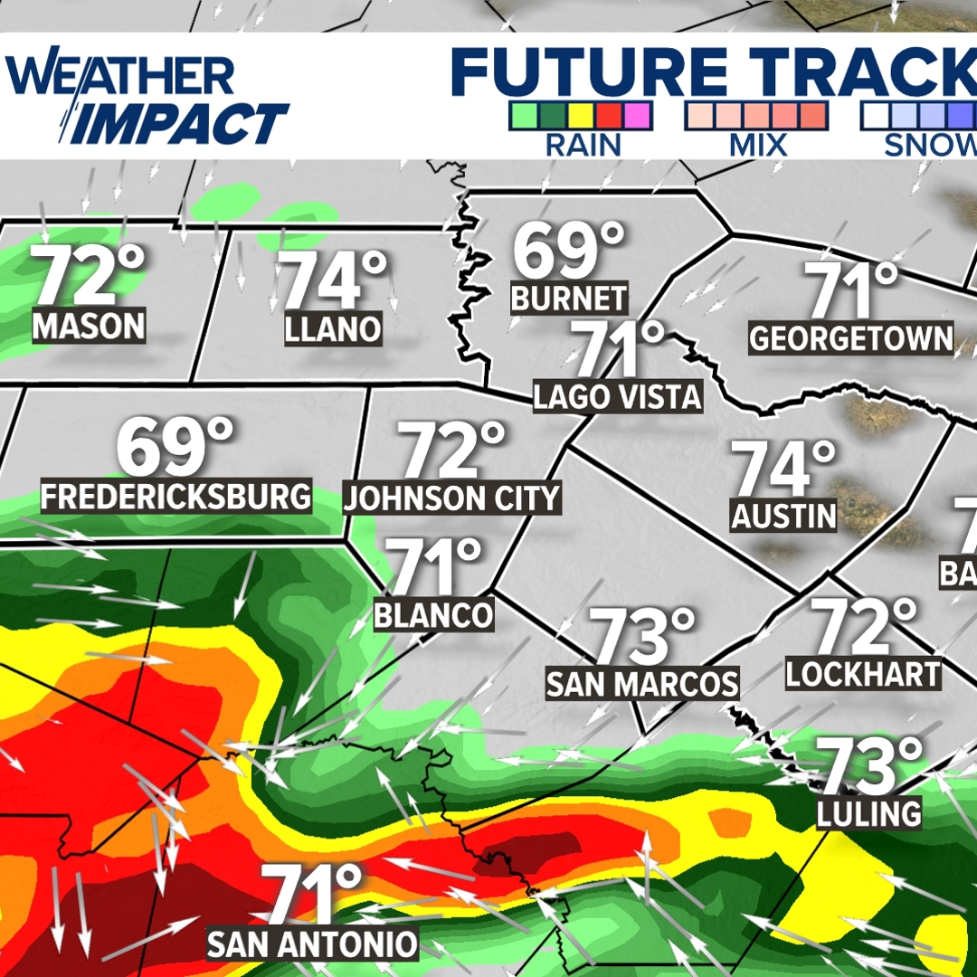 Austin weather: Isolated storm chance Wednesday with a low-end severe ...