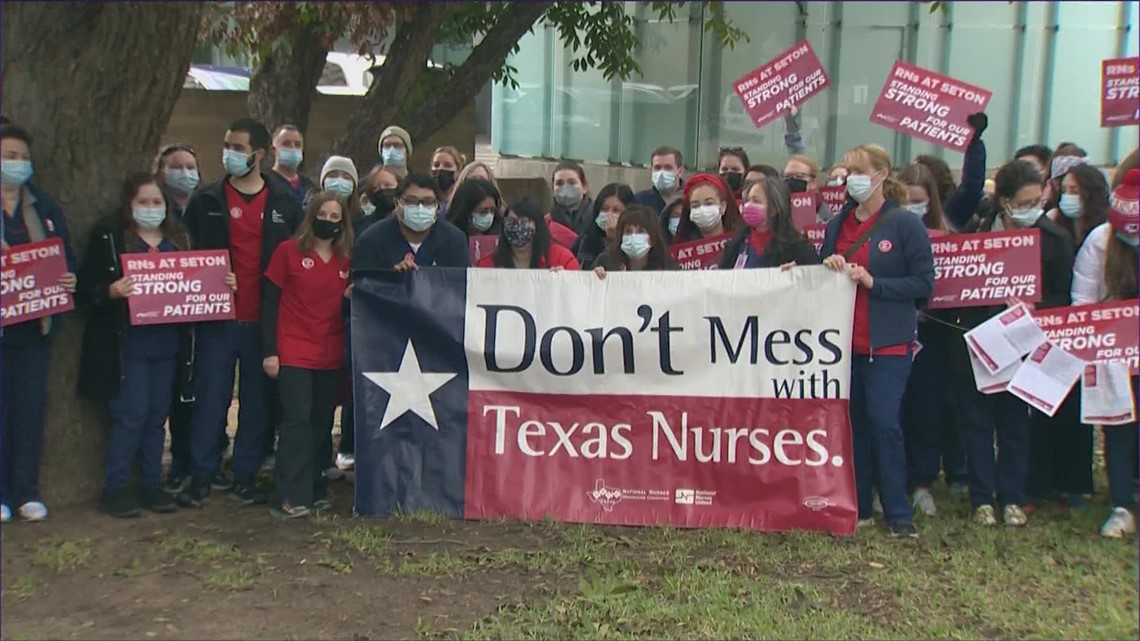 Ascension Seton nurses rally ahead of contract negotiations | kvue.com