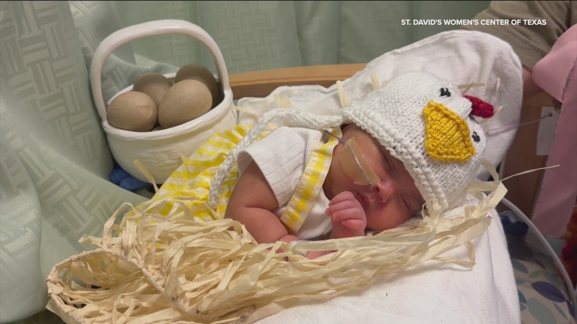 Even the smallest patients at St. David's Women's Center of Texas are getting into the Halloween spirit.