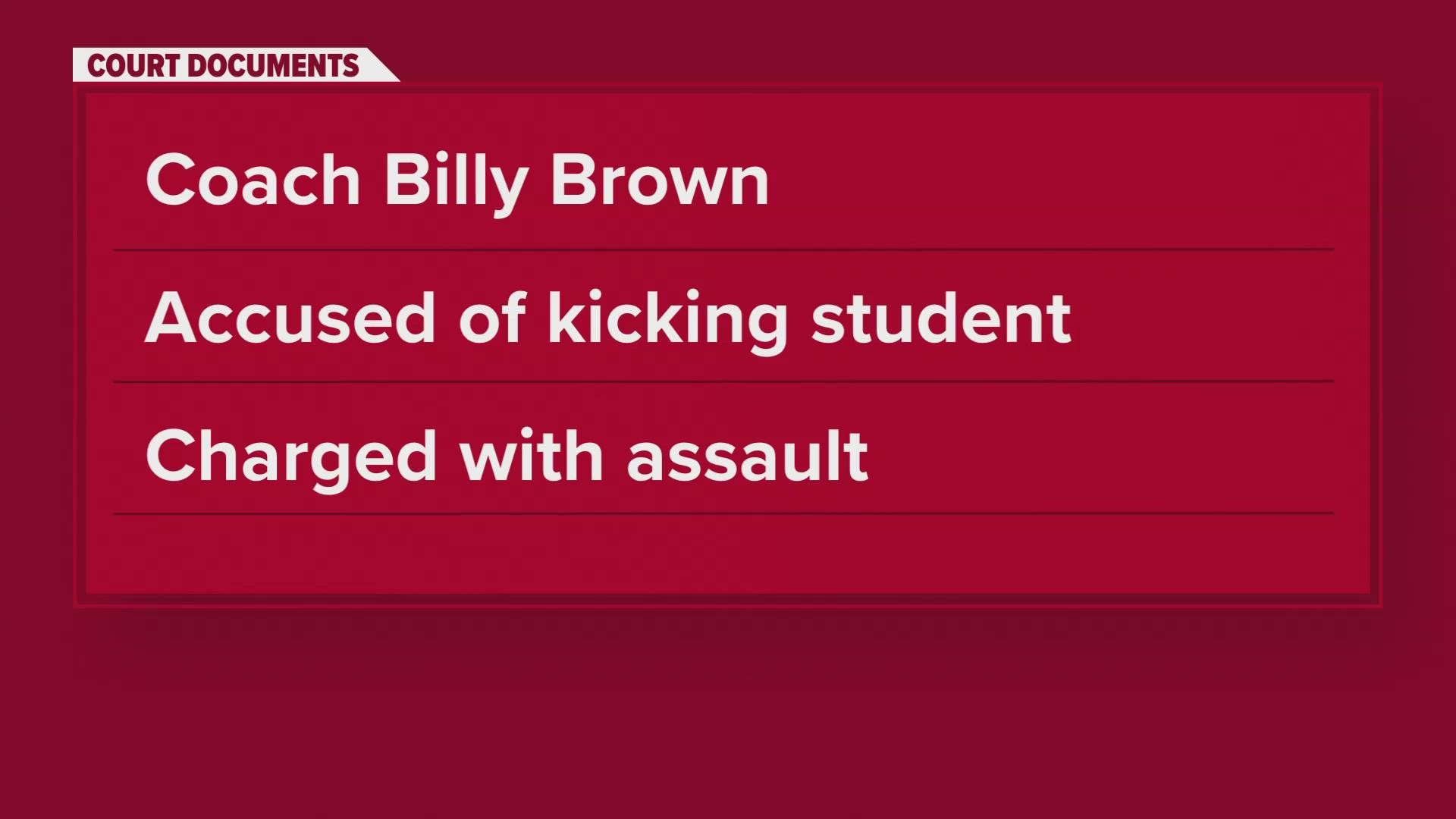 Austin High School Baseball Coach Billy Brown was arrested on Feb. 7. Brown is accused of kicking a student in the face and was charged with assault