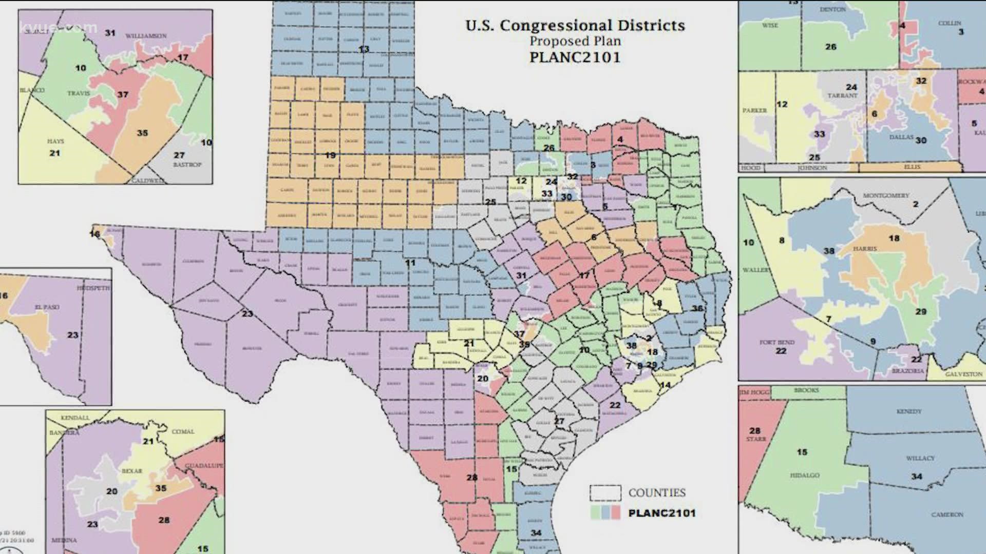 Texas is gaining two new U.S. Congressional seats, which means two new districts. In the newly proposed map, one new district includes parts of Austin.