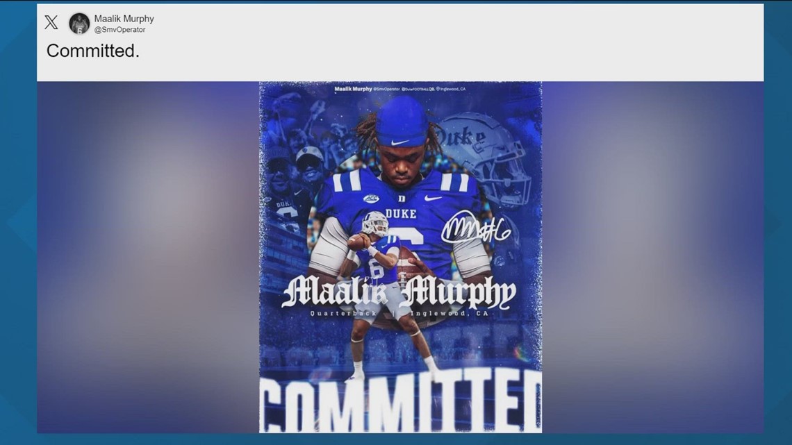 Former Longhorn QB Maalik Murphy Officially Commits To Duke | Kvue.com