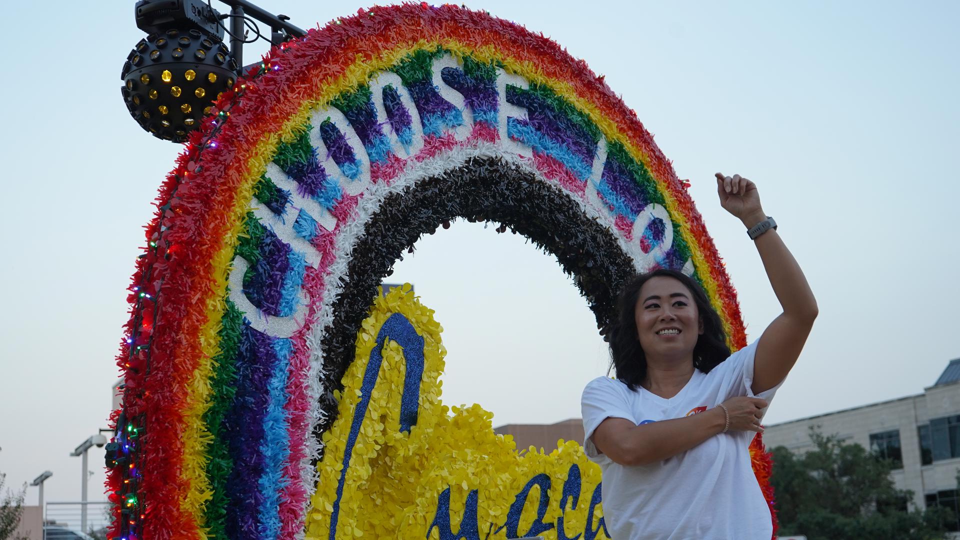 A festival was hosted at Fiesta Gardens during the day and the parade started at 8 p.m. at the Texas Capitol.