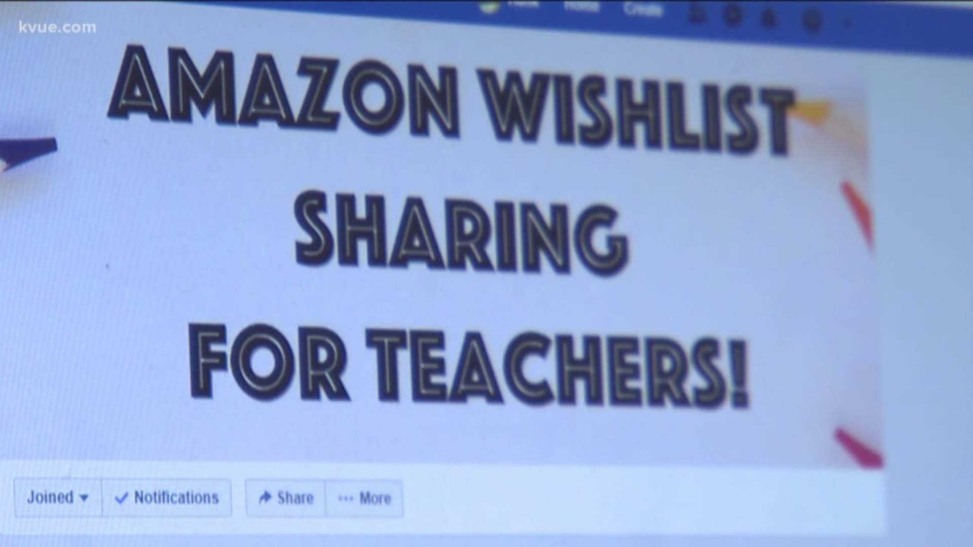 Buying school supplies for the new year can add up. But thanks to social media, some teachers are getting a little help.